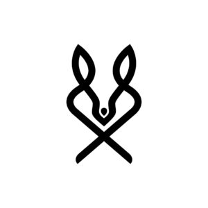 Simple Black Fox Logo Fox Head Logo