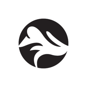 Black White Badger Logo